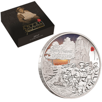 Australia 2017 $1 The ANZAC Spirit 100th Anniversary Many Never Returned 1oz Silver Coloured Proof Coin