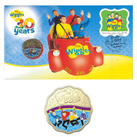 Australia 2021 The Wiggles (Original) 30 Years Coloured 30c Coin PNC