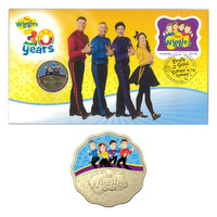 Australia 2021 The Wiggles (Current) 30 Years Scalloped Coloured 30c Coin PNC
