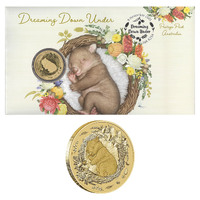 Australia 2021 Dreaming Down Under Wombat $1 Coin PNC