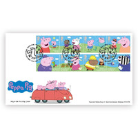 Great Britain 2024 Celebrating 20 Years of Peppa Pig Stamp Set First Day Cover