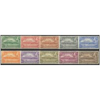 Montserrat 1932 300th Anniversary Settlement Set/10 Stamps SG84/93 MLH #W2