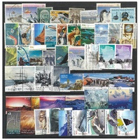 Australian Antarctic Territory AAT - 50 Different Stamps Mixed in Bag Used