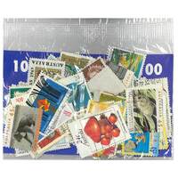 Australia - 100 Different Stamps Mixed in Bag Used