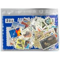 Australia - 200 Different Stamps Mixed in Bag Used