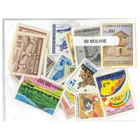 Bolivia - 50 Different Stamps