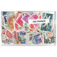 France - 100 Different Stamps