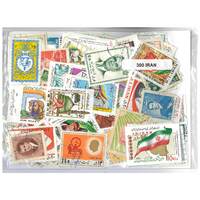 Iran - 300 Different Different Stamps Mixed in Bag Used