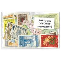 Portugal Colonies - 50 Different Stamps