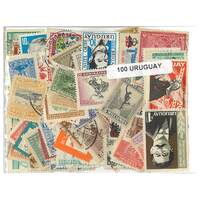Uruguay - 100 Different Stamps