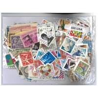 USA - 500 Different Stamps Mixed in Bag Used