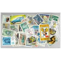 Bicycles & Cars - 100 Different Stamps All Used