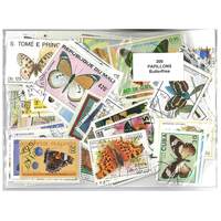 Butterflies - 300 Different Stamps
