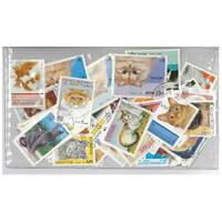 Cats - 100 Different Stamps Used/CTO