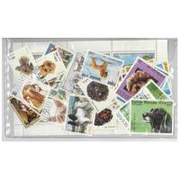 Dogs - 50 Different Stamps Used/CTO