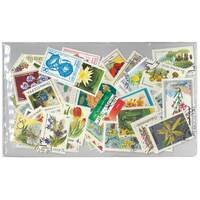 Flowers - 100 Different Stamps Used/CTO
