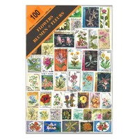 Flowers (Window Display Packet) - 100 Different Stamps Used