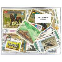 Horses - 200 Different Stamps