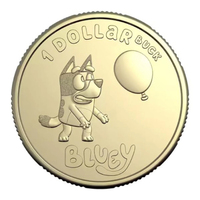 Australia 2024 Bluey $1 Dollar Buck Coin Loose