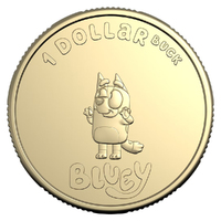 Australia 2024 Bluey - Bingo $1 Dollar Buck Coin Loose #39