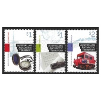 Australian Antarctic Territory (AAT) 2017 Cultural Heritage Set of 3 Stamps MUH