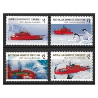Australian Antarctic Territory (AAT) 2018 30 Years of RSV Aurora Australis Set of 4 Stamps MUH