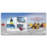 Australian Antarctic Territory (AAT) 2019 50 Years of Casey Research Station Mini Sheet MUH