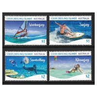 Cocos (Keeling) Islands 2019 Water Sports Set of 4 Stamps MUH
