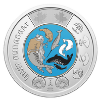 Canada 2024 Celebrating Inuit Nunangat Coloured $2 Coin UNC