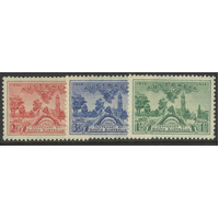 Australia 1936 South Australia Anniversary Set of 3 Stamps SG161/63 MUH #AUBK