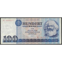 Germany-East, Single banknote in gF/aVF grade (1975)