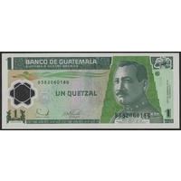 Guatemala, Single polymer banknote in Unc grade (2006)