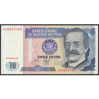 Peru, Single banknote in Unc grade (1987)