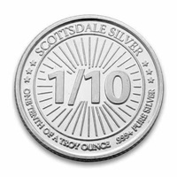 Scottsdale Mint 1/10oz (3.11g) 999 Silver Bullion Coin