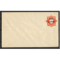 Australia 1923 PO Envelope KGV 1½d on 2d Red BW EP26 Unused #PS-14