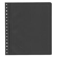 Pack 10 KaBe Blank Sheets Extra Strong Linen Hinge in Black with Borderline #64