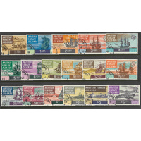 British Virgin Islands 1970 Ships Set/17 Stamps SG240/56 CTO 18-17-ew