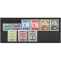 Hungary 1933 Airmail Set/9 Stamps Michel 502/10 MUH(40f MLH) #EU151-ew