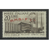 Trieste Zone A A.M.G. 1949 Milan Fair 20L Stamp Scott 35 MUH #EU202-ew