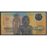 Australia 1988 $10 Bicentennial Aboriginal Note 1st Prefix AB10 R310bF aEF/EF 4-34