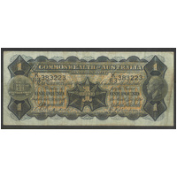 Commonwealth of Australia 1932 £1 Banknote Riddle/Sheehan (Thin Signature) R27b F/gF #P-22