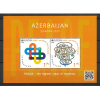 Azerbaijan 2023 Europa "Peace" Mini Sheet Mint Unhinged