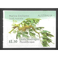 Australia 2024 Marine Emblems Leafy Seadragon Self-adhesive Stamp ex booklet MUH