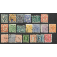 Queensland - 20 Different State Stamps All Used