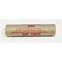 Australia 1969 One Cent 1c UNC Coin in RAM's Roll of 50 H/T