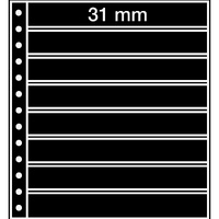 Lighthouse R-sheets, 8-way division, black, pack of 5