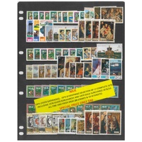 Niue 1976-79 Selection of 17 Complete Sets 88 Stamps & 23 Mini Sheets MUH #279