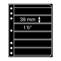 Prinz Black Sheets (Vario Style) 6 Divisions Acid & PVC Free 215x280mm Pack of 5