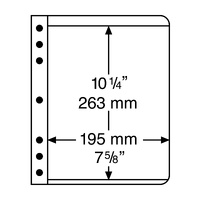Prinz Clear Sheets (Vario Style) 1 Division Acid & PVC Free 215x280mm Pack of 5