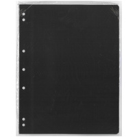 Prinz Black Vinyl Interleave Sheets 215x280 mm Pack of 5